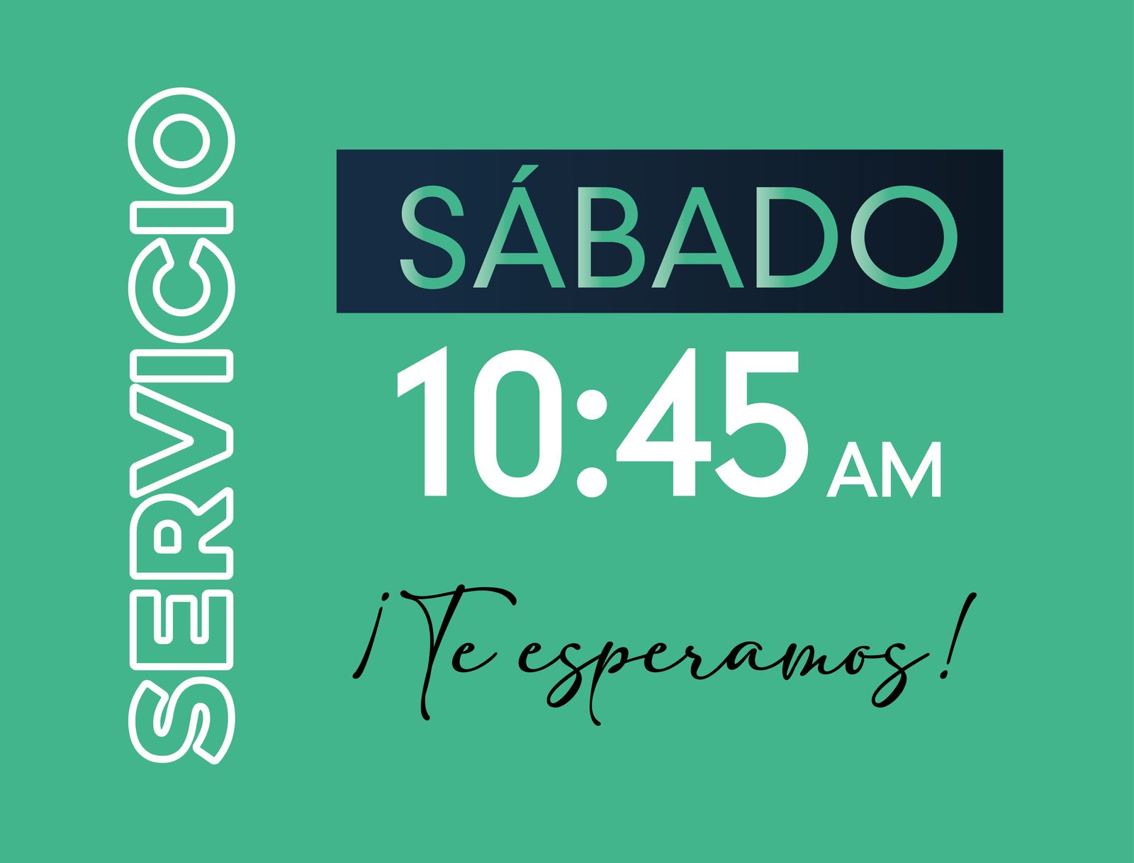 Horario - Service Schedule